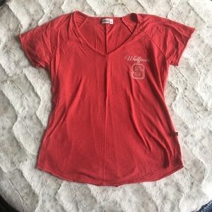 North Carolina State V-neck Tee